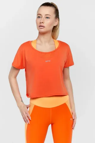 Tricou Sport Crop Lejer
