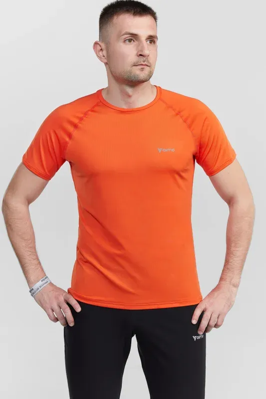 Tricou Sport Seamless — Portocaliu
