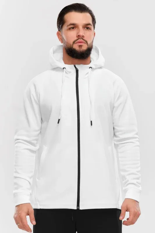 Jacheta sport termo — Alb