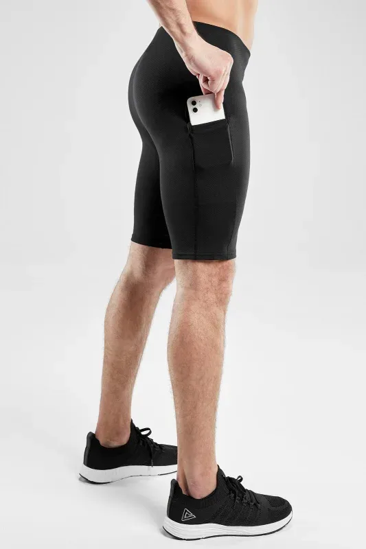 Leggings Scurți — Negru