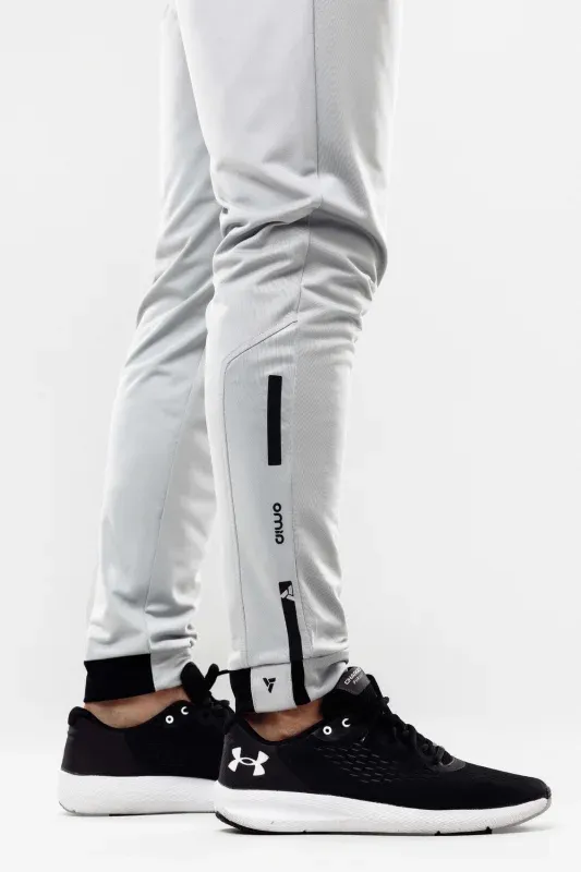 Pantaloni Sport Logo Manșetă — Gri 