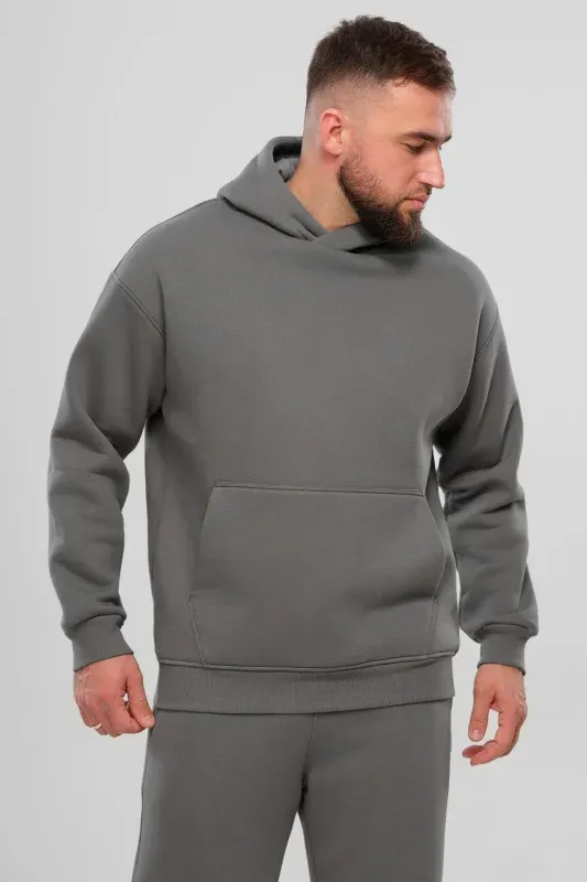 Hanorac AIMO Fleece — Gri închis