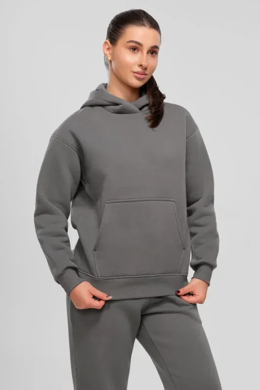 Hanorac AIMO Fleece — Gri închis