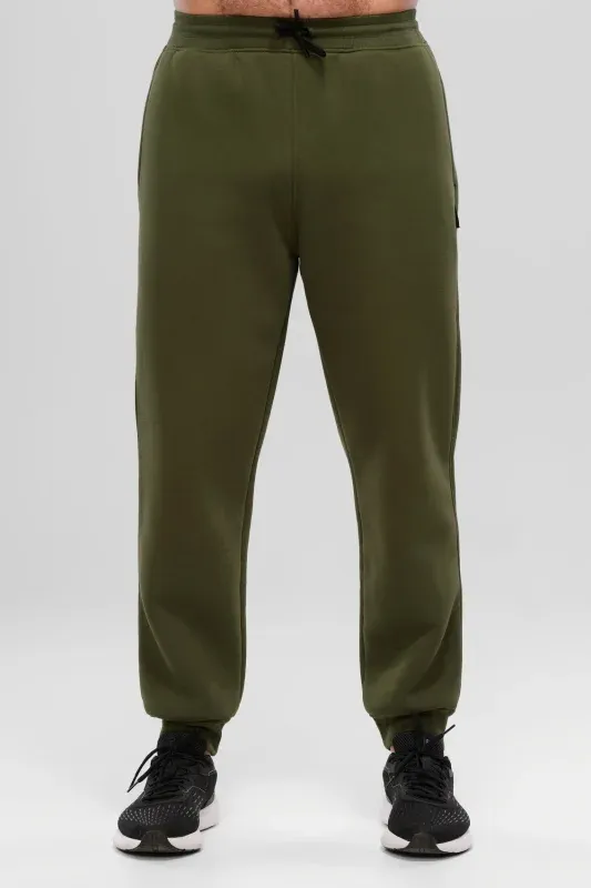 Pantaloni Cotton Fleece — Verde