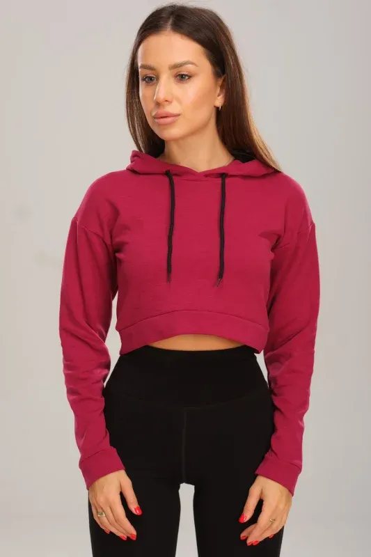 Hanorac Sport Crop — Roz