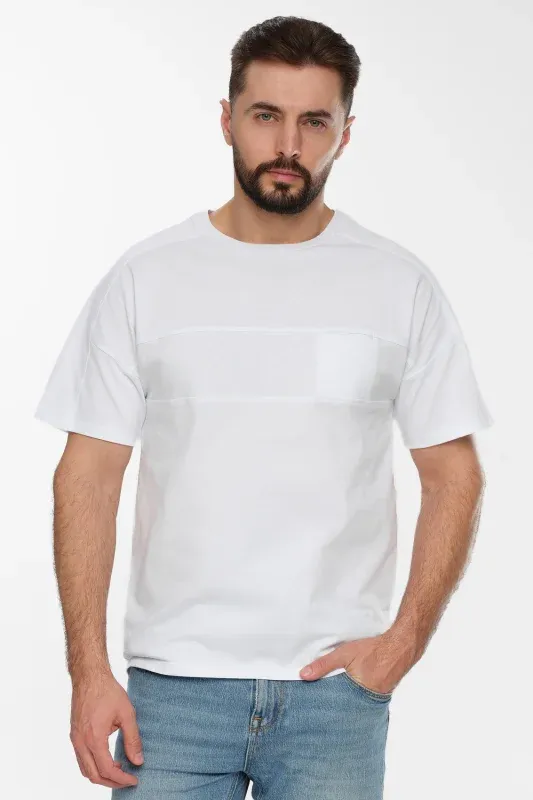 Tricou Cotton — Alb