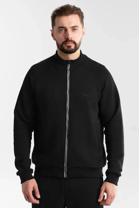 Jachetă Cotton — Negru