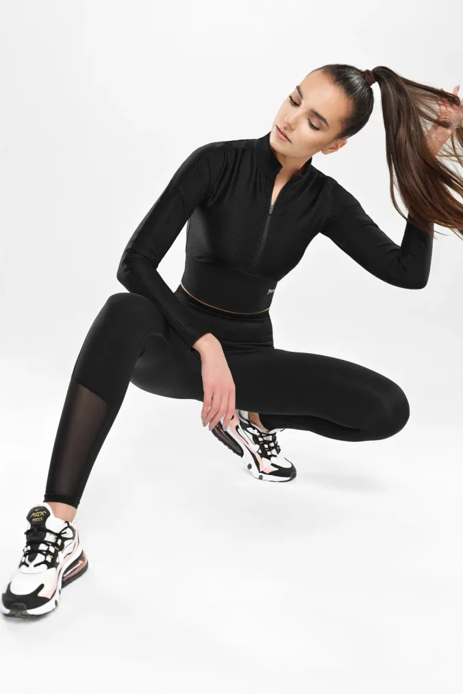 Top Sport cu Fermoar Scurt