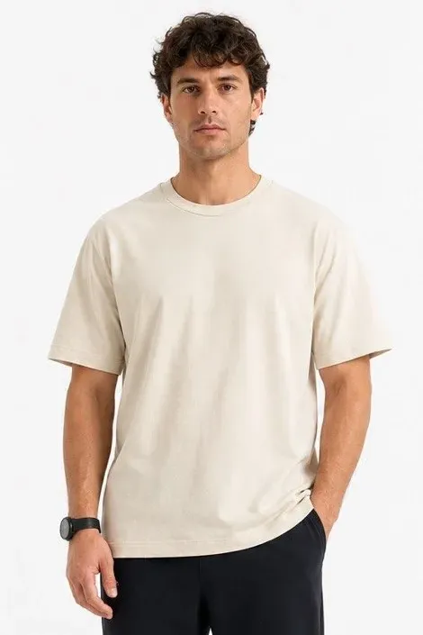 Tricou de  bază — Bej Crem