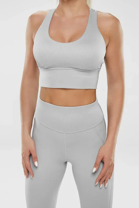 Top Sport Bra — Gri 