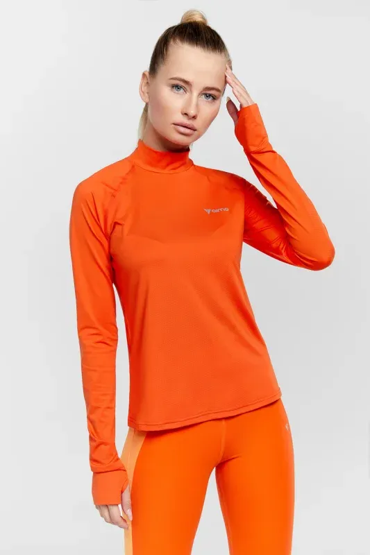 Bluză Sport Seamless — Portocaliu