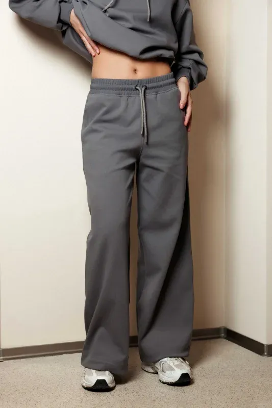 Pantaloni Elite Evazați (H 170-175 cm) | Femei H2 — Gri 