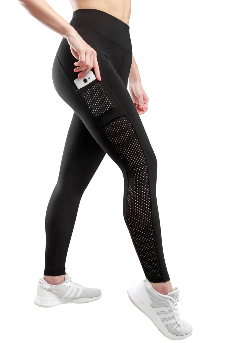 Leggings Plasă Lateral